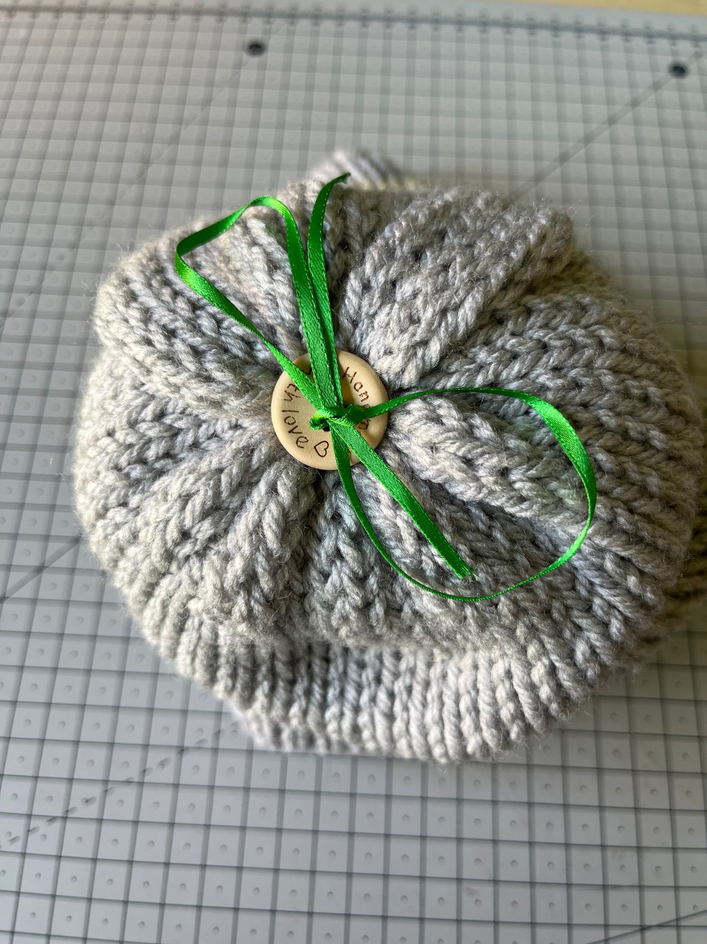 Hats ~ Versatile Grey and Pastel Spring Colors Knitted Hat!