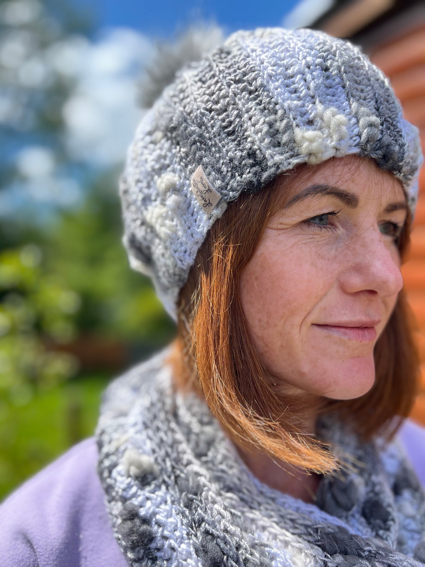 Matching Sets ~ Winter Frost Wool Blend Hat & Cowl