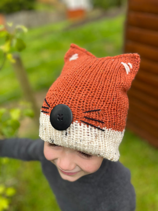 Kids ~ Fox on the Run Knitted Hat