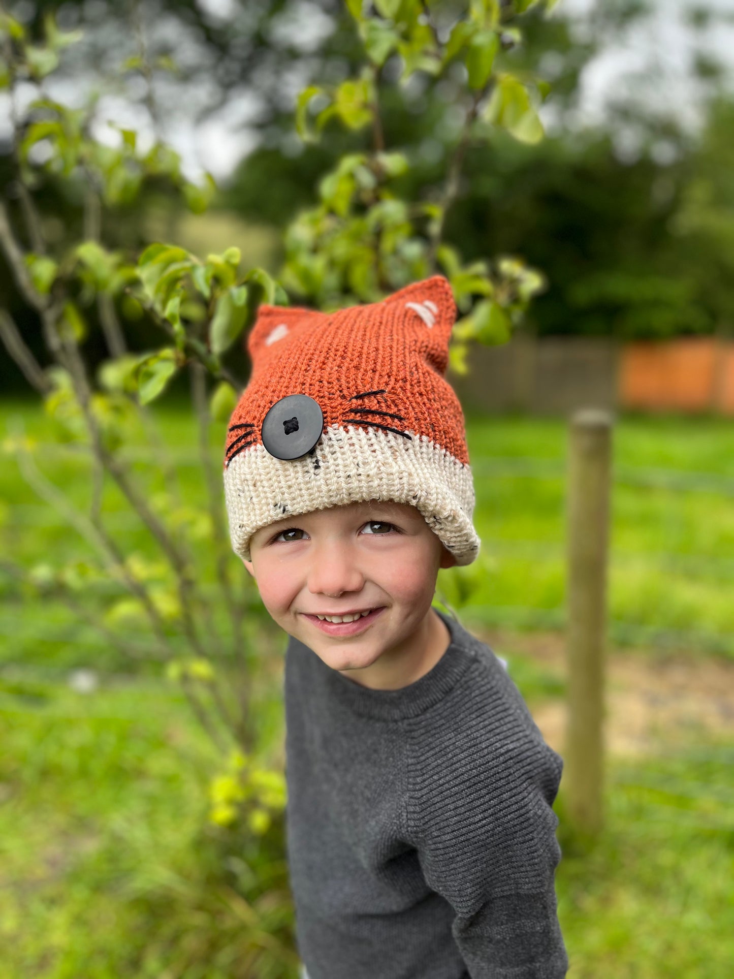 Kids ~ Fox on the Run Knitted Hat