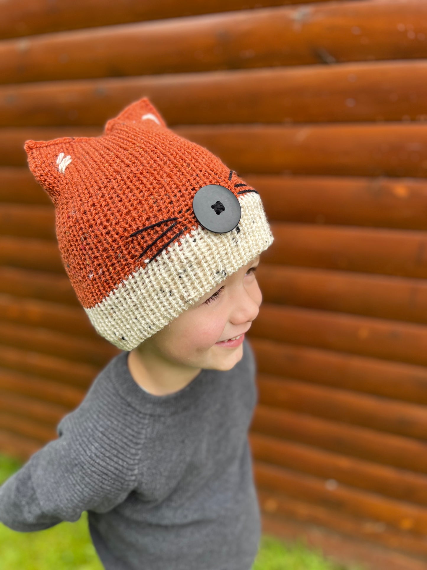 Kids ~ Fox on the Run Knitted Hat