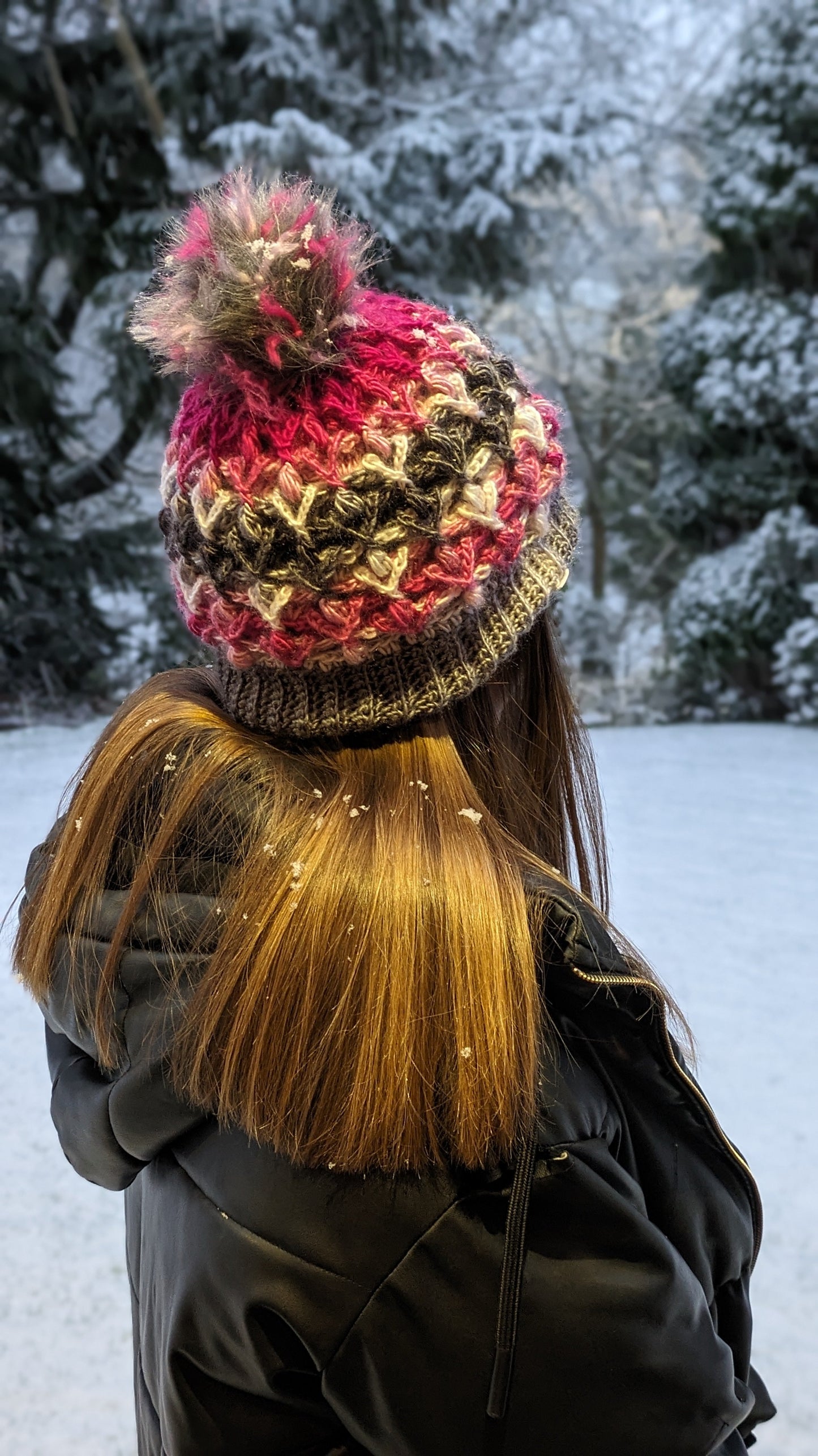 Hats ~ Maia Beanie with removable faux fur pom