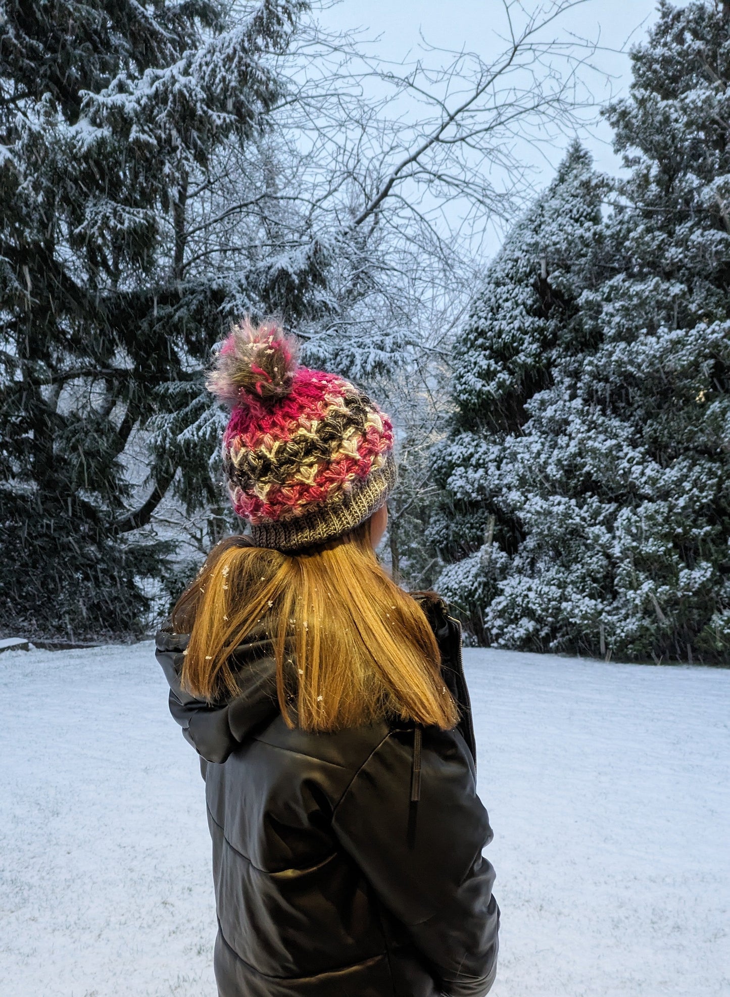 Hats ~ Maia Beanie with removable faux fur pom