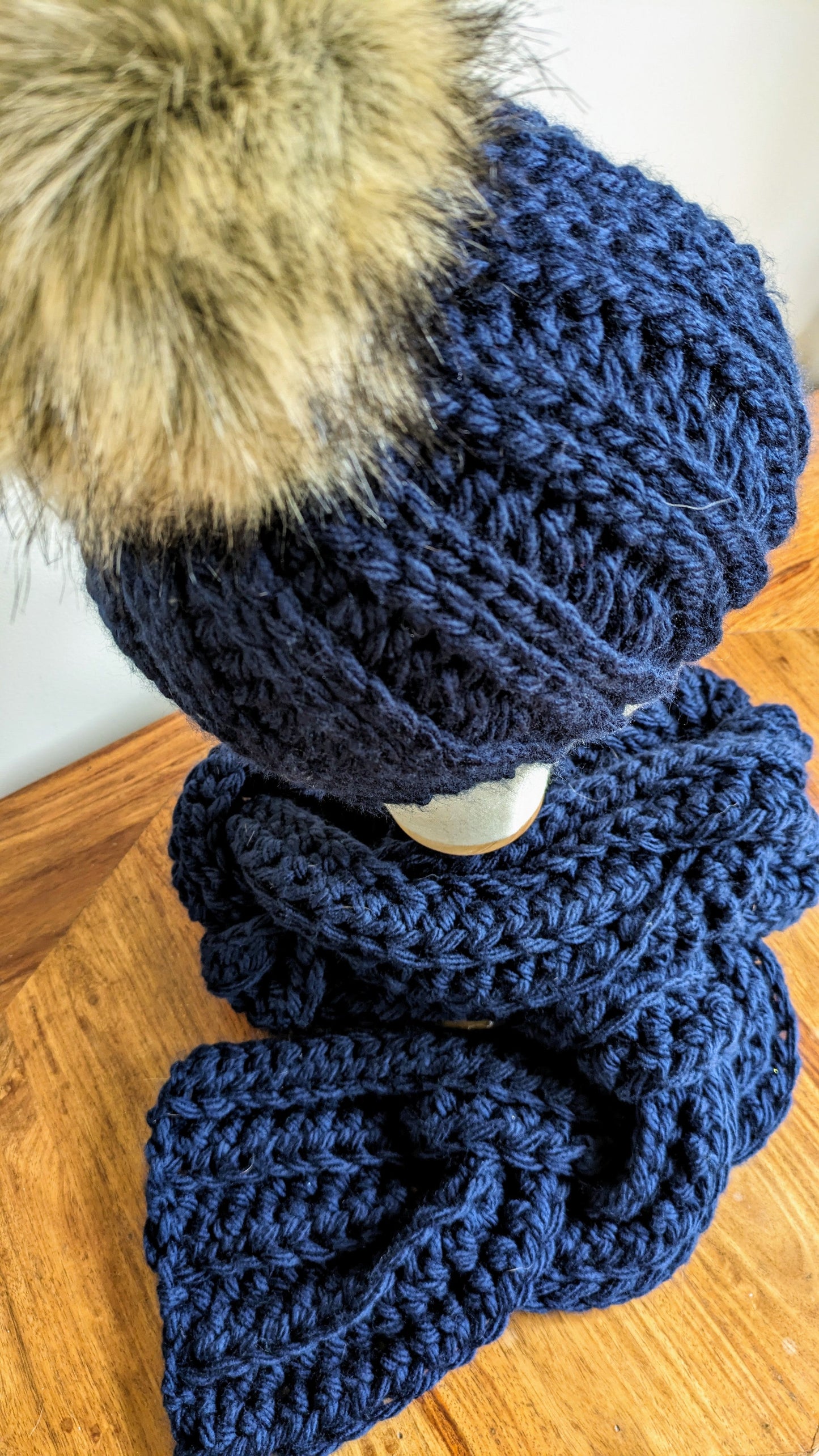 Matching Sets ~ Midnight Comfort Oversized Hat & Scarf