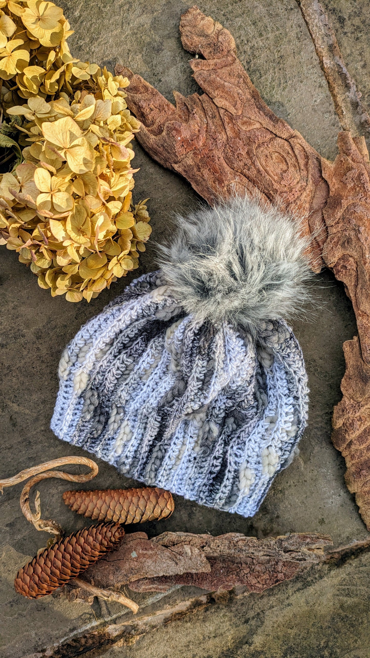 Matching Sets ~ Winter Frost Wool Blend Hat & Cowl