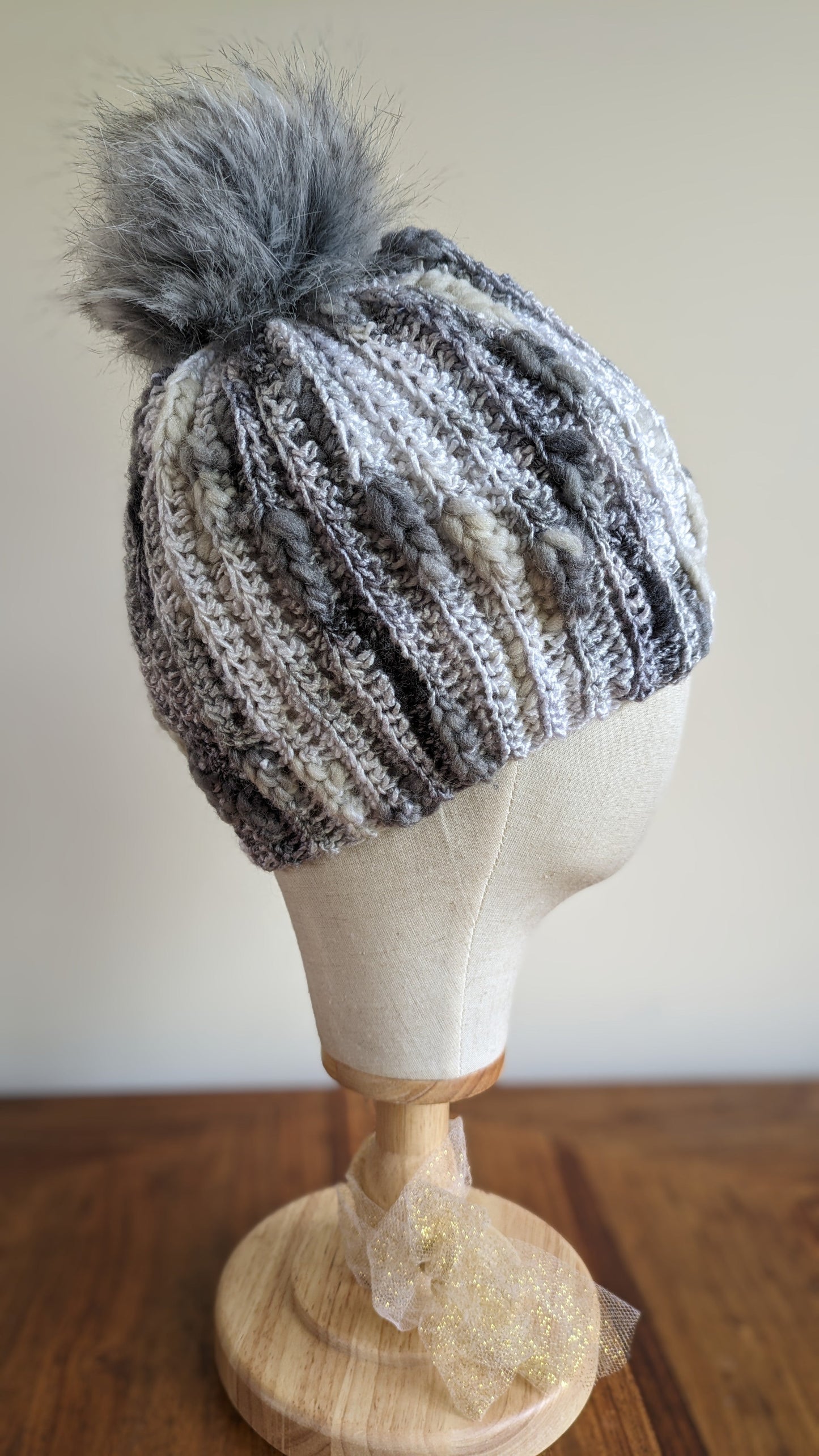 Matching Sets ~ Winter Frost Wool Blend Hat & Cowl